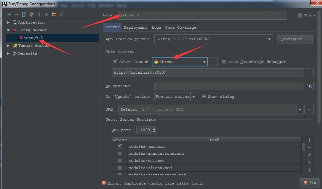 IntelliJ IDEA使用tomcat和jetty配置詳解