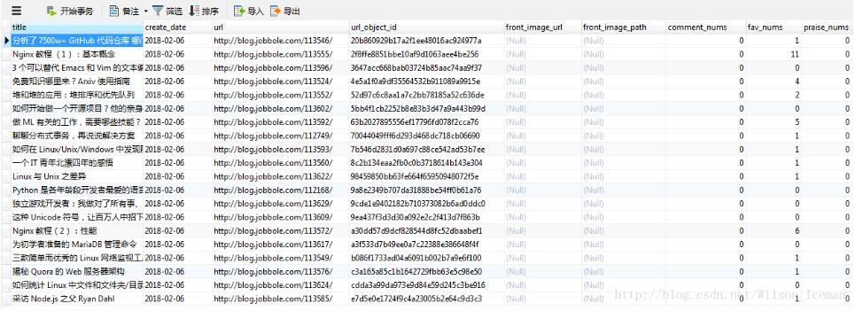 python使用adbapi實(shí)現(xiàn)MySQL數(shù)據(jù)庫的異步存儲