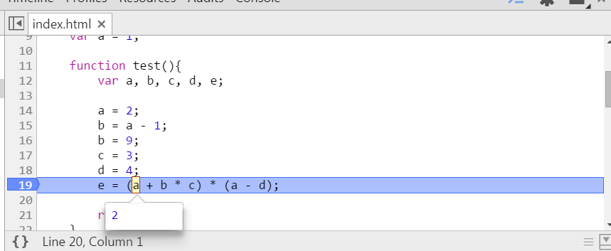 谷歌瀏覽器調試JavaScript小技巧