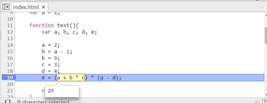 谷歌瀏覽器調試JavaScript小技巧