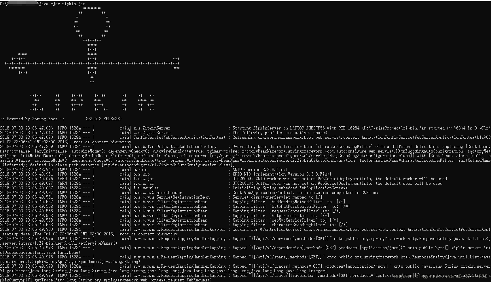 SpringBoot2.0 ZipKin示例代碼