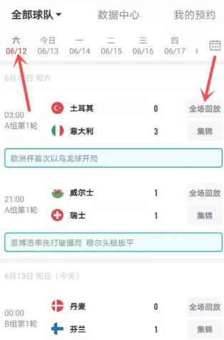 央視頻歐洲杯可以看回放嗎 央視頻歐洲杯怎么看回放