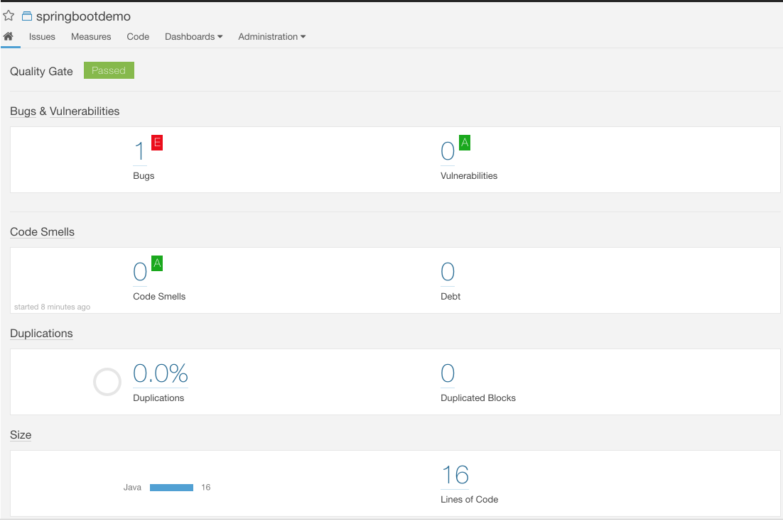 spring boot使用sonarqube來檢查技術債務