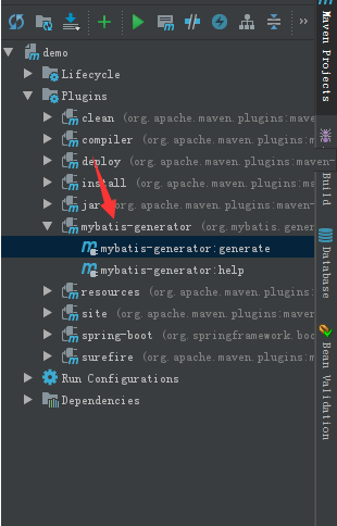 在SpringBoot項目中利用maven的generate插件