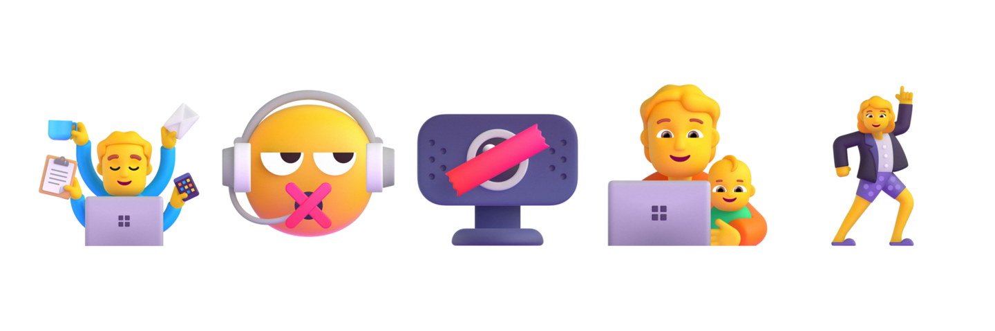 微軟發布 Win11 全新 Emoji 表情系統：采用 Fluent 流暢設計 + 3D 形象