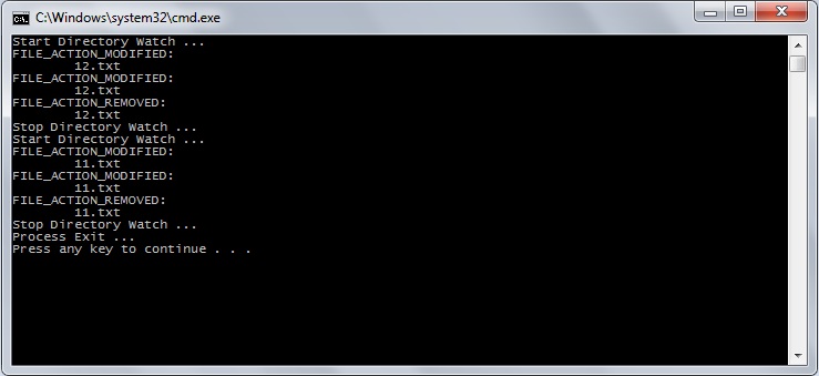 VC++文件監(jiān)控之ReadDirectoryChangesW