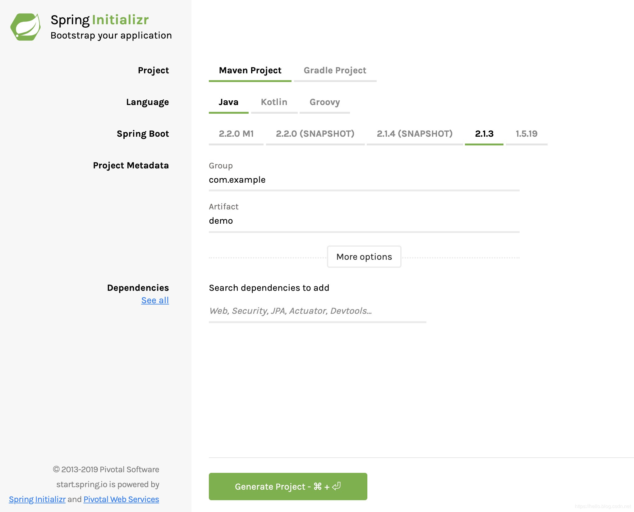 5分鐘快速上手Spring Boot