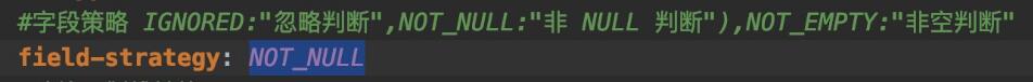 解決mybatisPlus 中的field-strategy配置失效問題