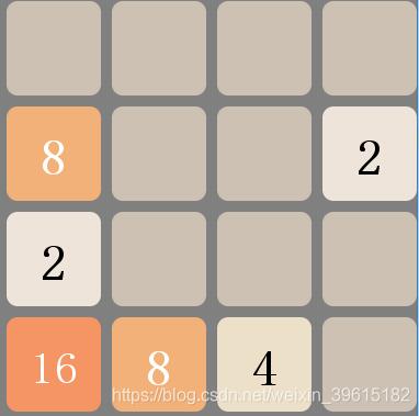 java實(shí)現(xiàn)2048小游戲