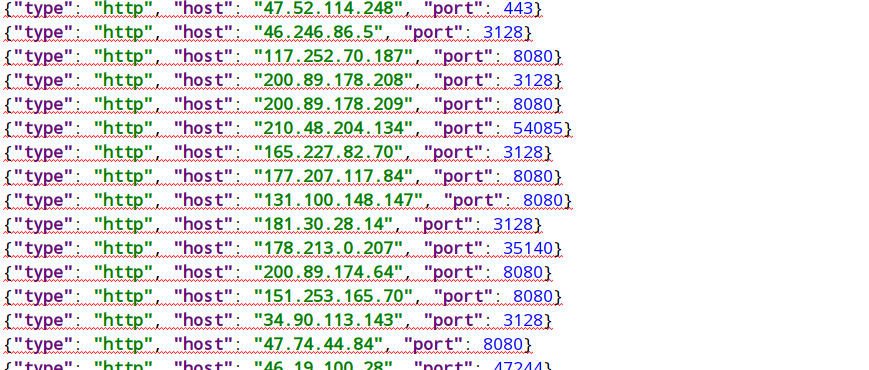 python爬取代理ip的示例