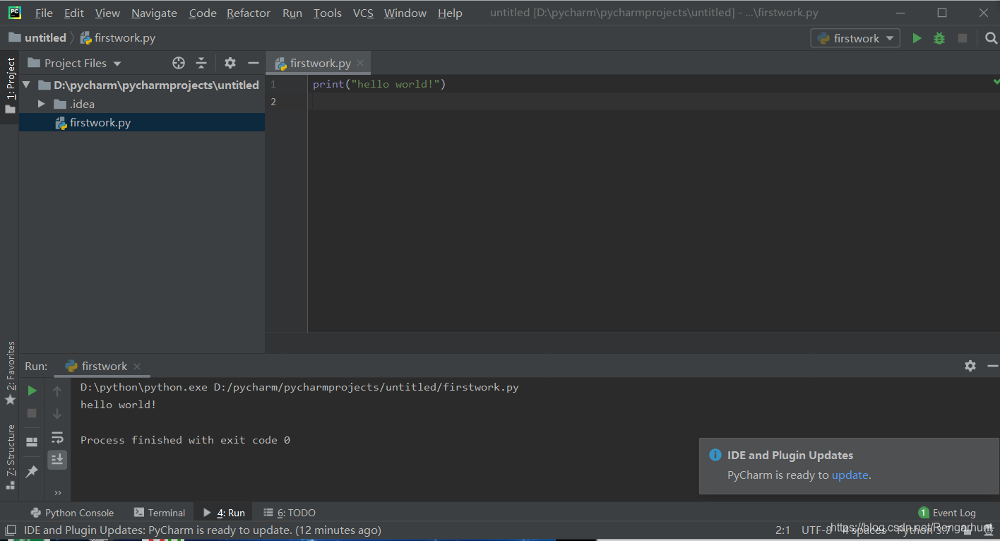 python3.9和pycharm的安裝教程并創建簡單項目的步驟