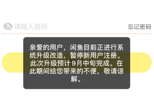 閑魚為什么暫停新用戶注冊 閑魚什么時候可以注冊