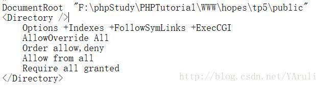 Thinkphp5 如何隱藏入口文件index.php(URL重寫)