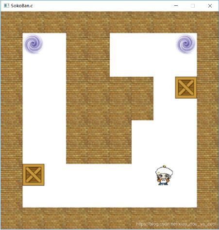 C++基于easyx圖形庫實現推箱子游戲