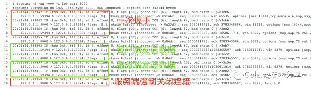 Go 中如何強制關閉 TCP 連接