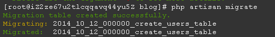 解決Laravel5.x的php artisan migrate數據庫遷移創建操作報錯SQLSTATE[42000]