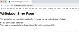 springBoot2.X配置全局捕獲異常的操作