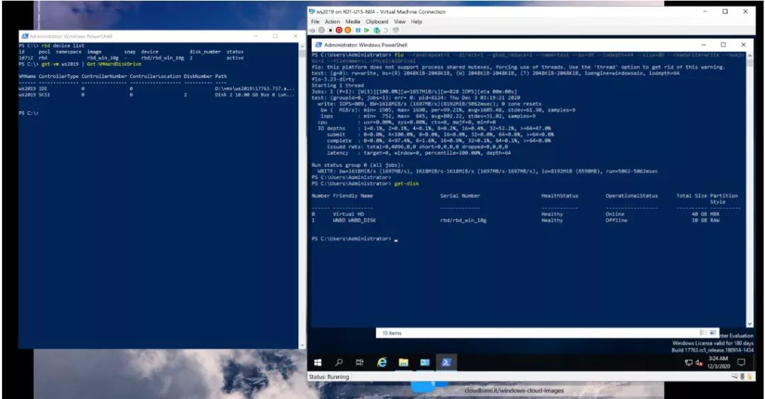 Windows上直接使用Ceph以及性能測試！
