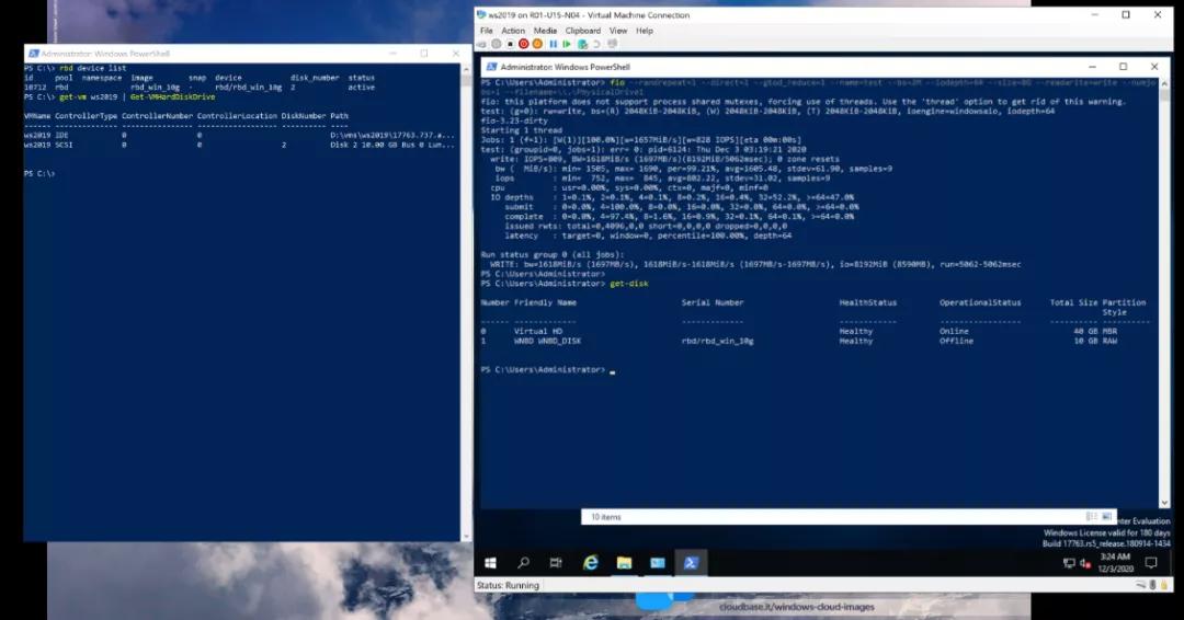 Windows上直接使用Ceph以及性能測試！