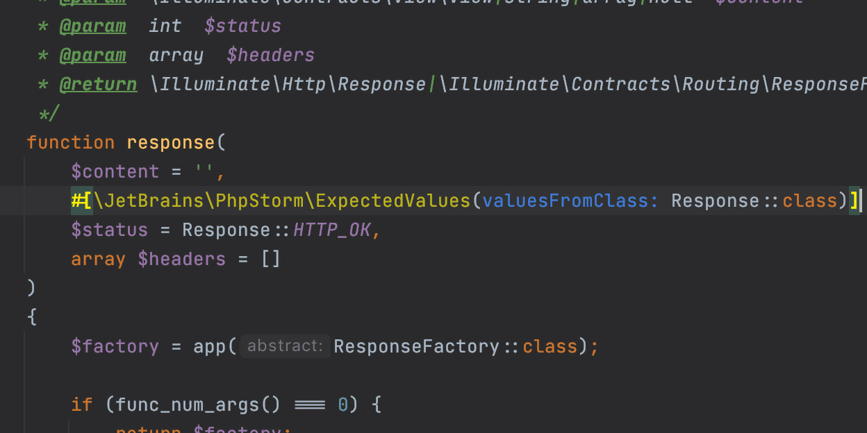 PhpStorm 2020.3：新增開箱即用的PHP 8屬性(推薦)