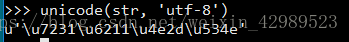 解決python2中unicode()函數在python3中報錯的問題