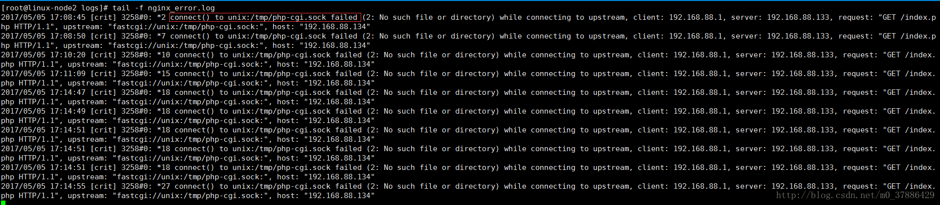php-fpm報502問題的解決辦法