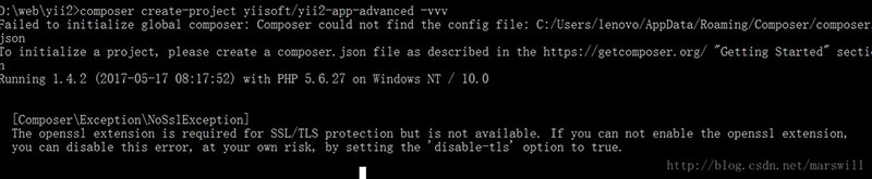php使用composer常見問題及解決辦法
