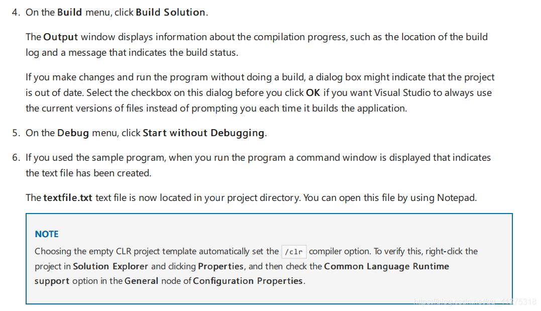 C++/CLI在vs上的安裝和初步使用教程