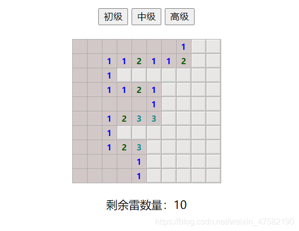 js實現(xiàn)掃雷源代碼