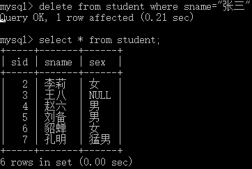 MySQL教程DML數據操縱語言示例詳解