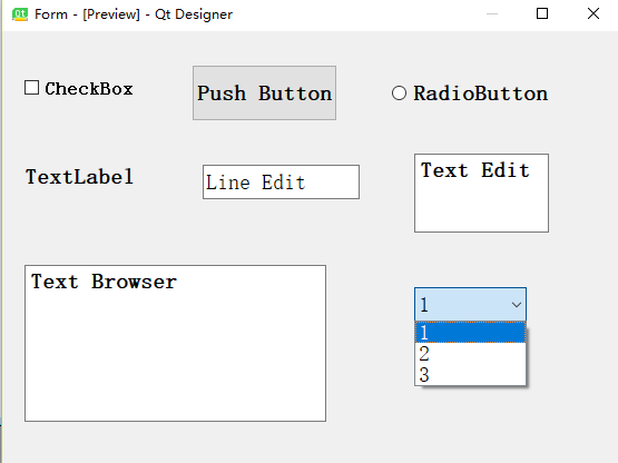 PyQt 圖解Qt Designer工具的使用方法