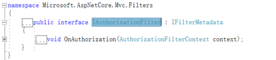 .net core中的Authorization過濾器使用