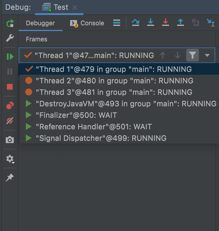 idea以任意順序debug多線程程序的具體用法
