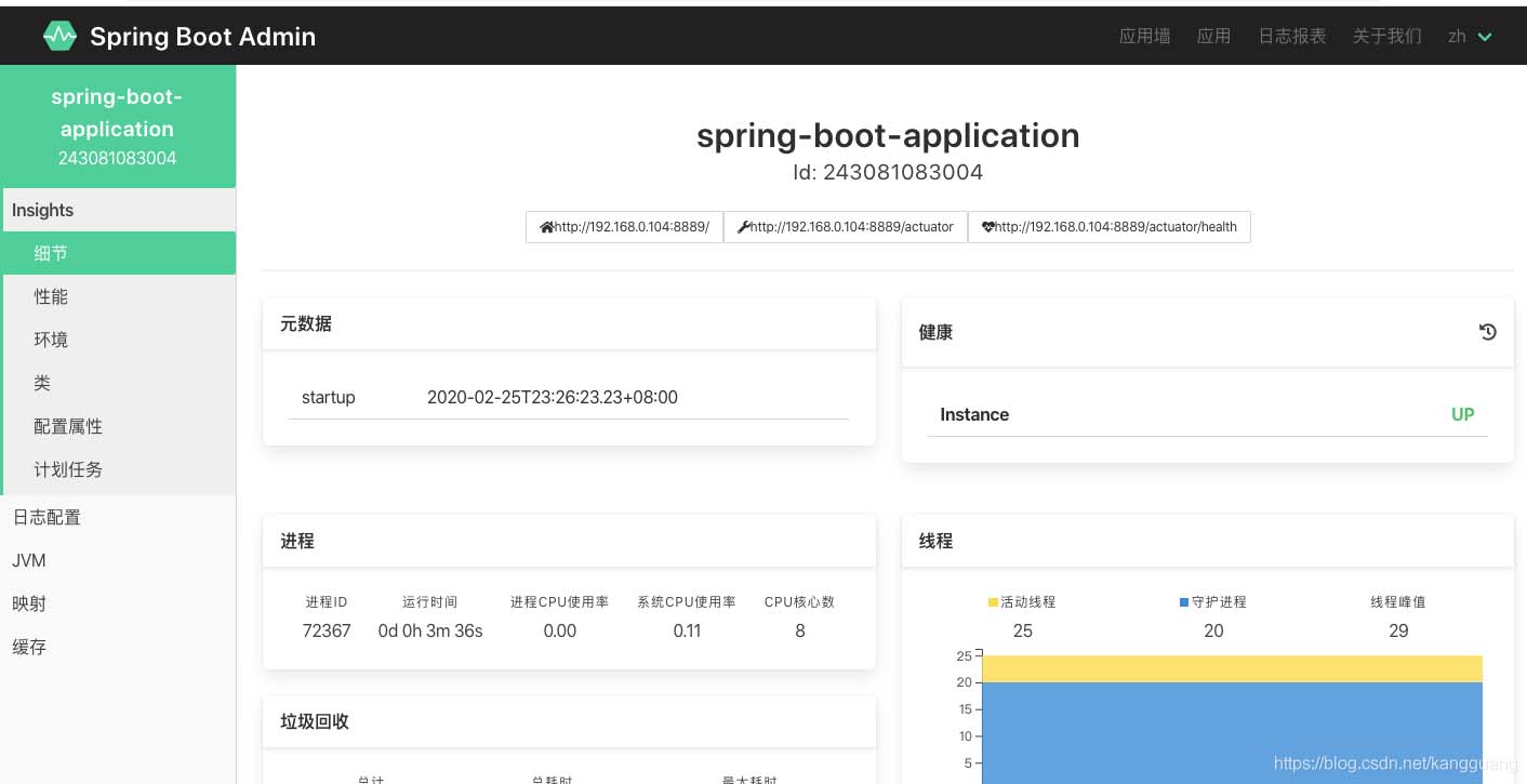 SpringBoot Admin 如何實現Actuator端點可視化監控