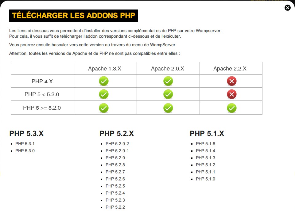 wampserver安裝多個版本php、mysql、apache