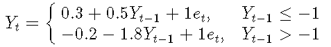 R語(yǔ)言時(shí)間序列TAR閾值自回歸模型示例詳解
