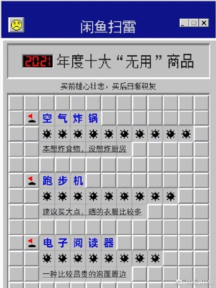 閑魚總結(jié)：2021年度十大“無用”商品 2021年度十大創(chuàng)業(yè)雷區(qū)