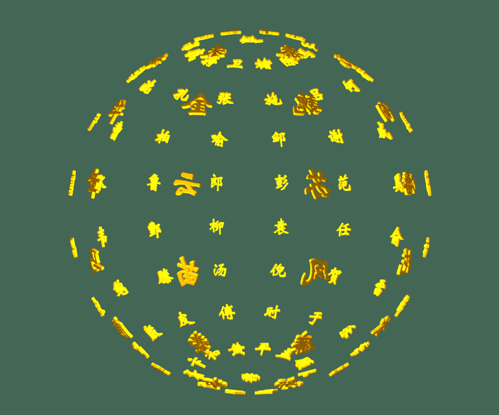 three.js顯示中文字體與tween應用詳析