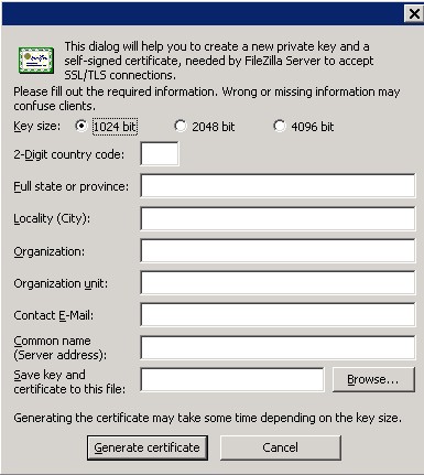 ftp服務器FileZilla Server詳細配置教程