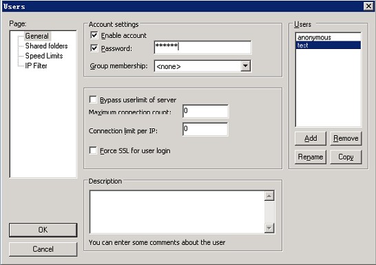 ftp服務器FileZilla Server詳細配置教程