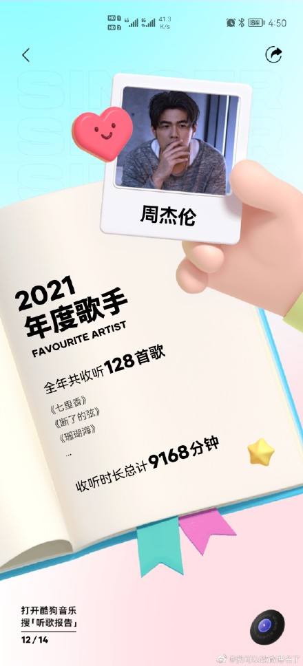 酷狗2021年度聽歌報告怎么看？酷狗音樂2021年度聽歌報告入口