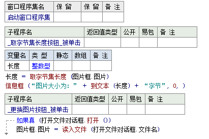 易語言取字節集長度,獲取圖片框中圖片數據的大小