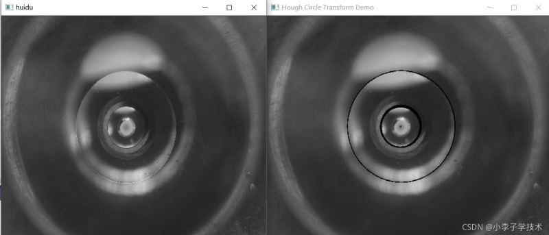 C++ opencv霍夫圓檢測使用案例詳解