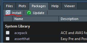 Rstudio中安裝package出現(xiàn)的問題及解決