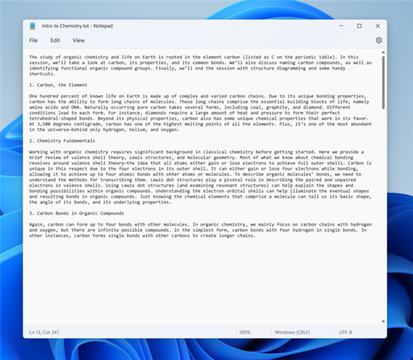 數十年不變的經典更新！Windows 11新記事本脫胎換骨