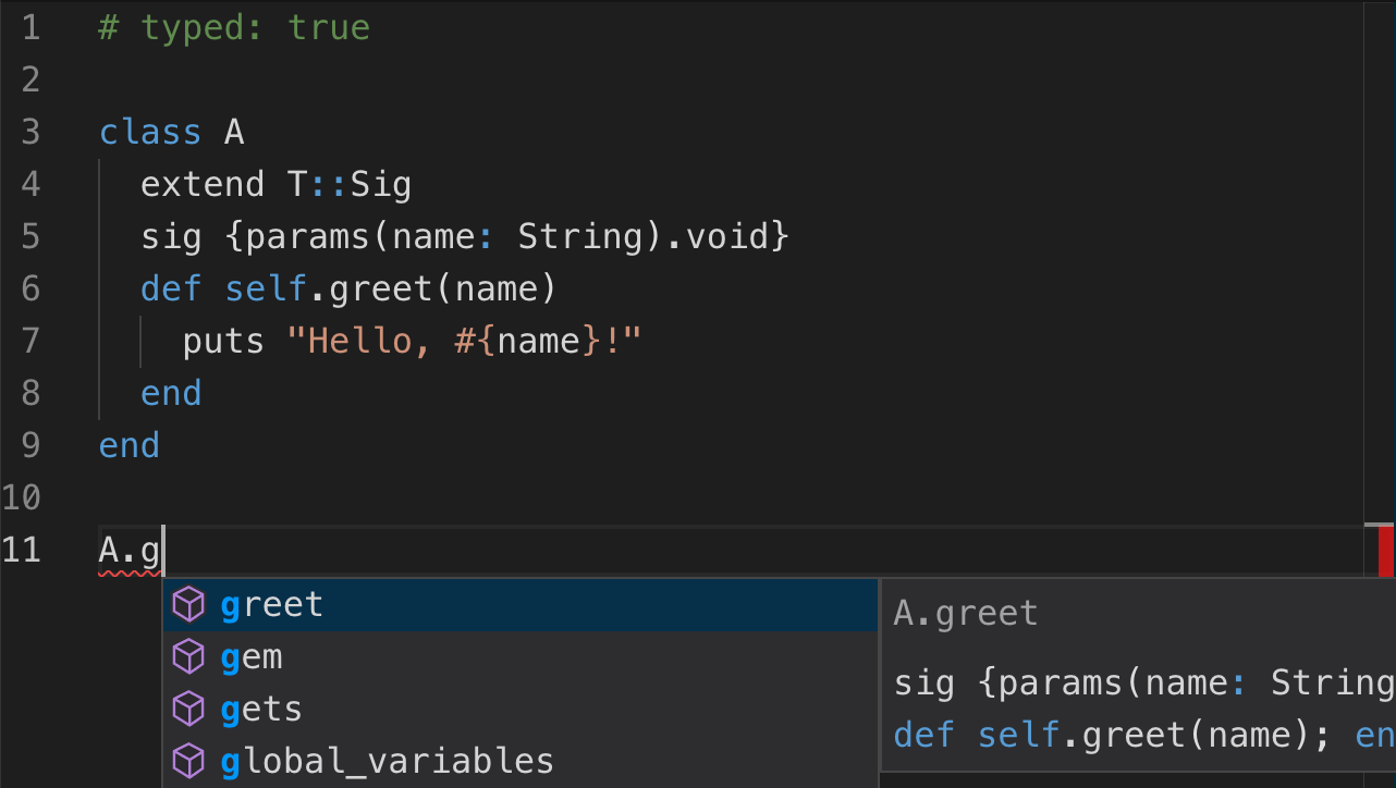 Ruby 類型檢查器 Sorbet 推出開源的 VS Code 擴展