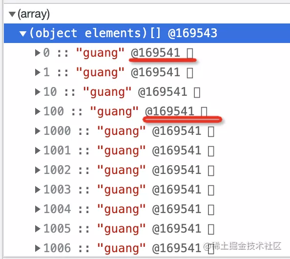 通過(guò) Chrome Devtools 的 Memory 工具證明 string 的內(nèi)存分配方式
