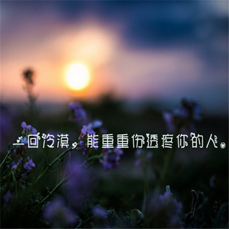 一個人寒了心的圖片帶字 衣服破了可以縫心碎了只有疼