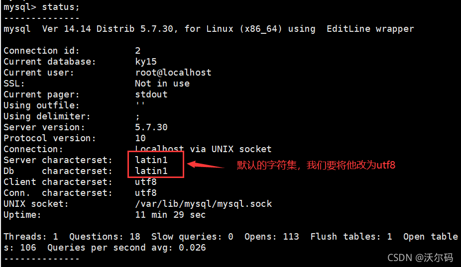 Linux系統(tǒng)下修改mysql字符集為UTF8步驟