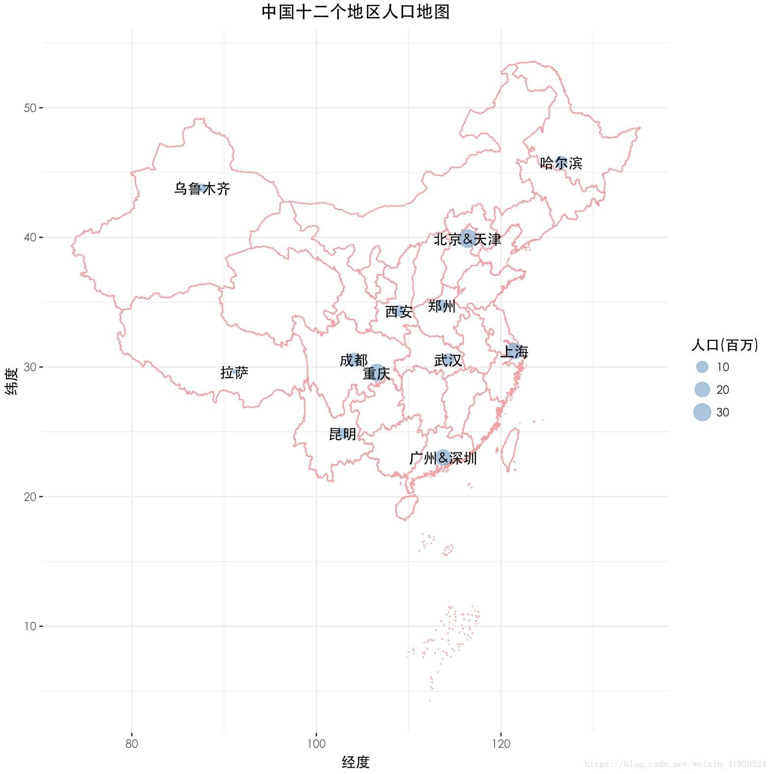 R繪制漂亮的中國地圖的實現示例